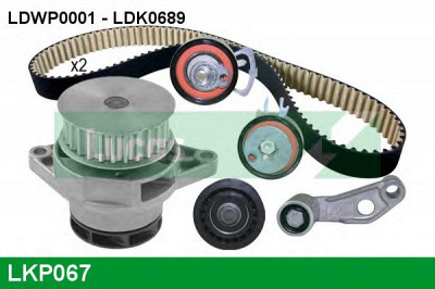 LUCAS ENGINE DRIVE lkp067 -  Водяной насос + комплект зубчатого ремня